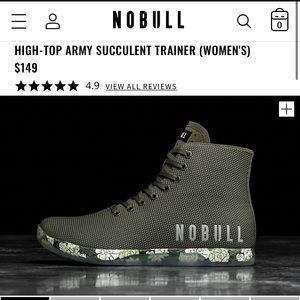 Nobull high top Army succulent trainer